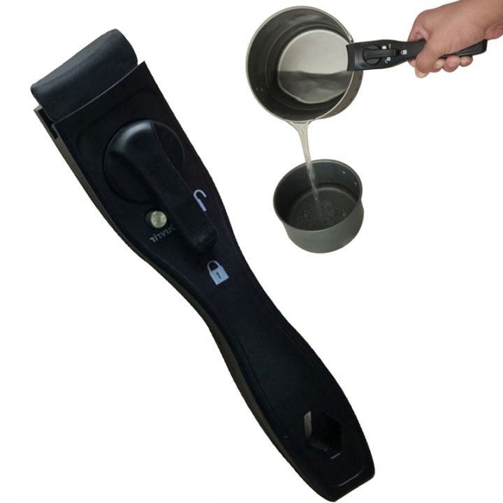 2-piece-removable-handle-induction-cookware-pot-silicone-chuck-detachable-bakelite-frying-pan-black-detachable-pan-handle