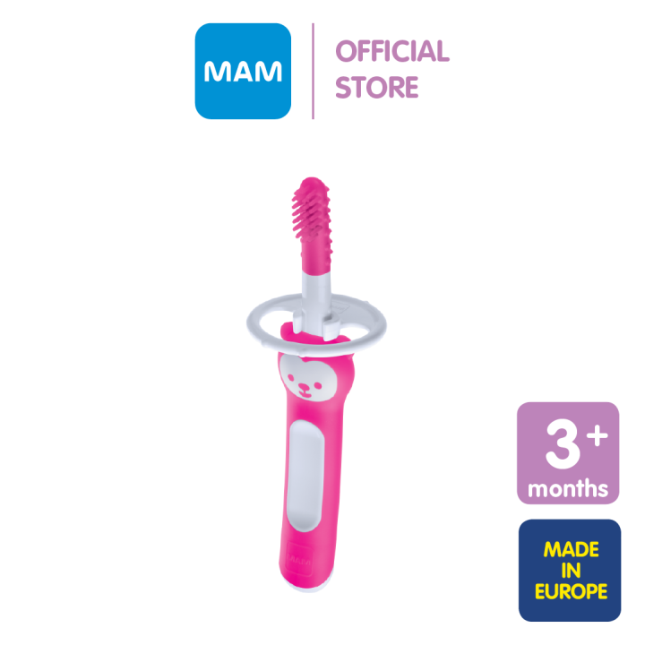 MAM Baby Gum Massager Toothbrush, Gum Cleaner and Massage Sensitive