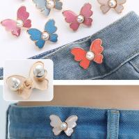 2Pcs Butterfly Waist Buckle Changed Small Waist Circumference Adjustable Detachable Universal Jeans Waist Buckle