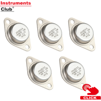 Instruments 5ชิ้นที่มีคุณภาพสูง2N3055ทรานซิสเตอร์พลังงาน NPN TO-3กรณีโลหะ15A/60โวลต์ชุดของ5ทรานซิสเตอร์