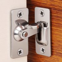 90 Degree Right Angle Door Latch Stainless Steel Door Locks Bolt for Barn Sliding Door Flip Door Buckles Household Ornaments