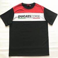 High quality stock Ducati Summer Motorcycle Riding Short-Sleeved MOTOGP Racing Car T-shirt Pure Cotton Knight