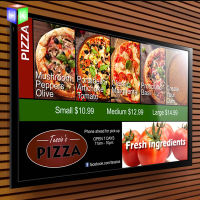 A3 Aluminum Clip Backlit Menu Photo Frame Led Light Box Sign For Restaurant Menu Board Ads Display