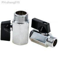 ❍◆❒ Brass Ball Valve 1/8 1/4 3/8 1/2 BSP Threaded Mini Male To Female Air Compressor Water Gas Oil Shut Off Valve