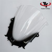 เชส☸รถจักรยานยนต์ ₪ สำหรับ Yamaha YZF1000 R1 15 16 17 2015 2016 2017กระจกรถยนต์กันลม Deflectore กระจกบังลมสปอยเลอร์ควันใส