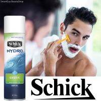 Schick Hydro Sensitive Shave Gel 198ml โฟมเจลโกนหนวดสูตรพิเศษเพื่อการดูแลผิวหลังการโกนที่มีประสิทธิภาพจากต่างประเทศ