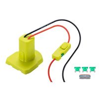 Power Wheel Adapter Green for Ryobi 18V P108 P107 P102 Battery Adapter Battery Converter Kit with Switch Fuse &amp; Wire Terminals