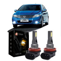 มาใหม่ล่าสุดสำหรับ HONDA CITY 2012 2013 2014 GM2 GM3-2Pc 6000K ไฟหน้ารถมอเตอร์ไซค์แบบ LED ชุด H11ไฟตัดหมอกหลอดไฟหลอดไฟหน้าอุปกรณ์เสริม