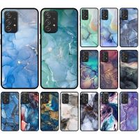 JURCHEN กล่อง TPU ที่กำหนดเองซิลิโคนสำหรับ Samsung Galaxy,A33 A53 A73 A22S A11 A12 A13 A22 A32 A23 A42เคสกันกระแทกพิมพ์ลายหินอ่อนหินแกรนิต5G ส่องแสง