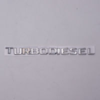 Logo 3D โลโก้ TURBODIESEL แต่งท้าย อักษรนูน ติดเบนซ์ สีโครเมี่ยม