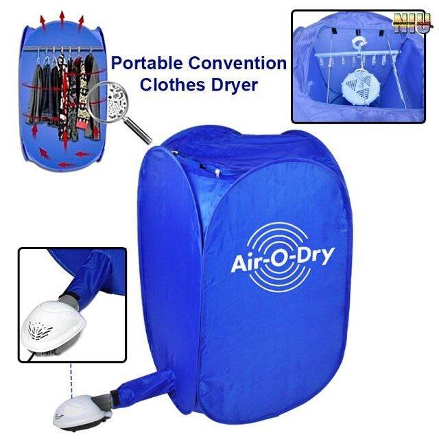 Keimav Air O Dry Portable Clothes Dryer (Blue) with Free Multi