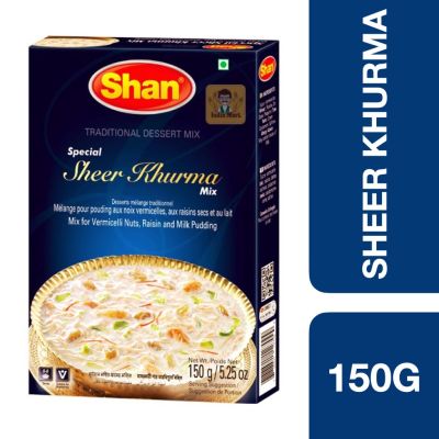 🔷New arrival🔷 Shan Special Sheer Khurma Mix 150g ++ ชาน ผงคูม่าสำเร็จรูป ขนมปากีสถาน 150 กรัม 🔷