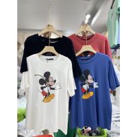 New เสื้อยืดรีดลายมิกกี้เมาส์  เบสิคแต่งตัวง่ายๆ มีไว้ติดตู้น้าาา  A257 200.- รอบอก 38”-56” ความยาว 26” ผ้าคอต