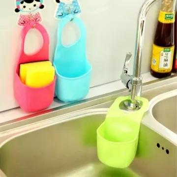 1PC Kitchen Sink Saddle Style Double Silicone Sponge Holder Sink