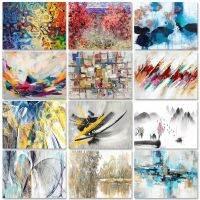 GATYZTORY Abstract Paint by numbers DIY Picture Drawing Scenery Paint for painting Living room decoration Artwork