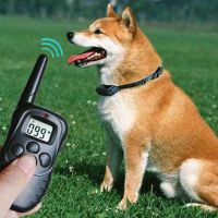 Training Pet Dog Training Collar School Remote Electronic Shock LCD Collars Remote Control Training Collar For 1 Dogs 300 Meter