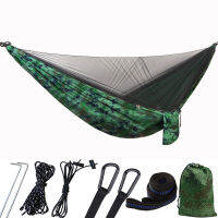 Ultralight Mosquito Net Hammock Full Automatic Speed Open Aerial Tent Parachute Cloth 2 Person Mosquito Hammock