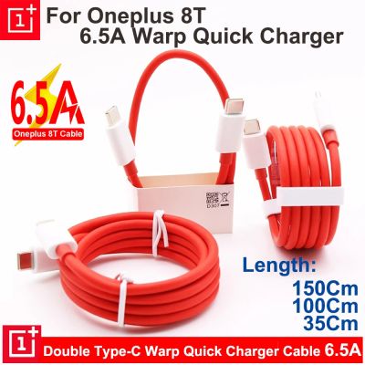 Original Oneplus 8T Warp Charge Type-c To Type-C Cable 10V 6.5A PD Charger Cable For Oneplus 1+ 8 8T 7 7T Pro 6 6T 5 5T Nord N10 Cables  Converters