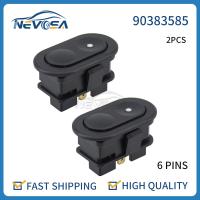 Nevosa 2ชิ้น90383585หน้าต่างรถยนต์ไฟฟ้าไฟฟ้าสวิทซ์ควบคุม Opel Astra F 1991-2005 Vectra A 1988-1995 Corsa B 6240060