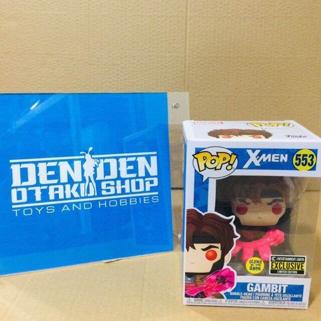 Gambit Glow-in-Dark (EE Exclusive) Con Custodia Protettiva ToysDiva, Figura Marvel Circa 7-12cm