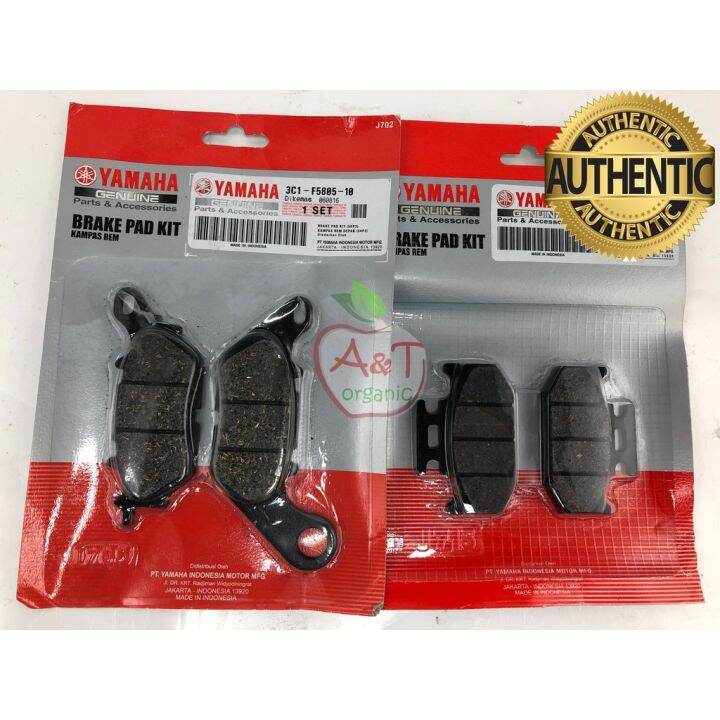 R15 v3 set Best Buy Genuine Yamaha Brake pad front rear Set for R15 v