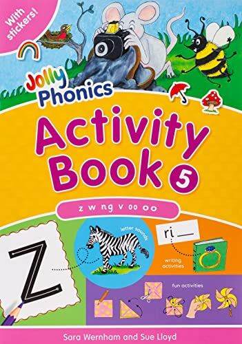 Jolly Phonics Activity Book 5 : In Precursive Letters (British English ...