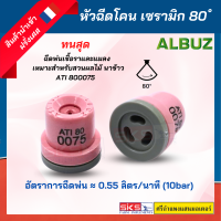 หัวพ่นยา/หัวฉีดยาทรงโคน เซรามิก 80 องศา  ยี่ห้อ ALBUZ นำเข้าฝรั่งเศส