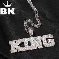 HIP HOP Custom Small Baguettecz Overlapping Grass Pendant Combination Words Name With CZ Tennis Necklaces Zirconia Jewelry