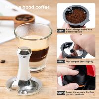 【YF】 Acessórios de aço inoxidável do café martelo contínuo da imprensa pó espresso 51mm para as cápsulas bosch