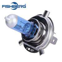 H4 55W 60W Halogen 6000K High Low Beam Light Headlight Bulb Auto P43T 6000K 12V Xenon White 9003 Lamp FISHBERG