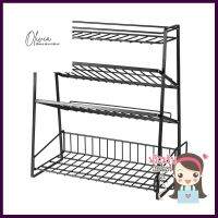 ชั้นวางเครื่องปรุง 4 ชั้น KECH MODISH สีดำ4-TIER SPICE RACK KECH MODISH BLACK **ใครยังไม่ลอง ถือว่าพลาดมาก**