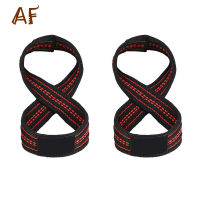 2pcs Figure 8 Weight Lifting Straps Deadlift Wrist Strap Pull-ups Wrist Support Gym Training Belt