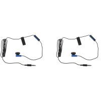 2X Headset Earbud Microphone Earpiece for PS4 Controller Headphones