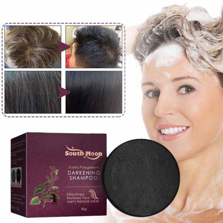 Polygonum Multiflorum Darkening Hair Soap gray hair to black hair