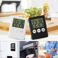 Home Electronic Kitchen Timer LCD Display Screen Electronic Baking Timer Timer Timing Reminder Negative Big Alarm Positive Q0J4