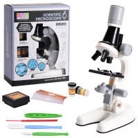 Children Science Learning Microscope Toy Set LED 1200x Home School Kids Science Experiment Kit Education Science Toys Gifts