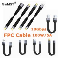 USB3.1 to Type C 10Gbps Gen2 OTG Date Cable Male to Female Data USB C charge Cord for PC TV Hard Disk Extension Short Cable 13cm