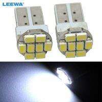 :?》 -- LEEWA T10สีขาวพลังงาน4ชิ้น W5W 194 168 1206 3528 8 SMD 8LED Wdege หลอดไฟไฟ LED ด้านข้างรถยนต์ DC12V # CA1059