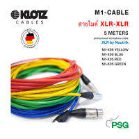 KLOTZ : M1-MICROPHONE CABLES COLOR 5 MATER Made in Germany ( สายไมค์ แบบสี )