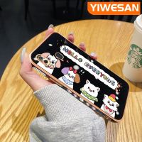 YIWESAN เคสโทรศัพท์ปลอกสำหรับ Samsung M10s A20 A30บางลายรูปการ์ตูนสัตว์น่ารัก,เคสป้องกันเลนส์กล้องซิลิโคนนิ่มสำหรับคลุมทั้งหมด