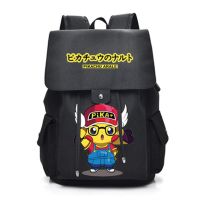 ? Cartoon Pikachu backpack spoof dragon jo-jo adventure canvas student backpack bag