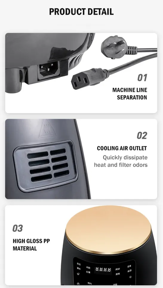 Presto 5Qt Dual Basket Pro Fry Immersion Element Black Deep Fryer, Air Fryer  Oven, Household Appliances - AliExpress