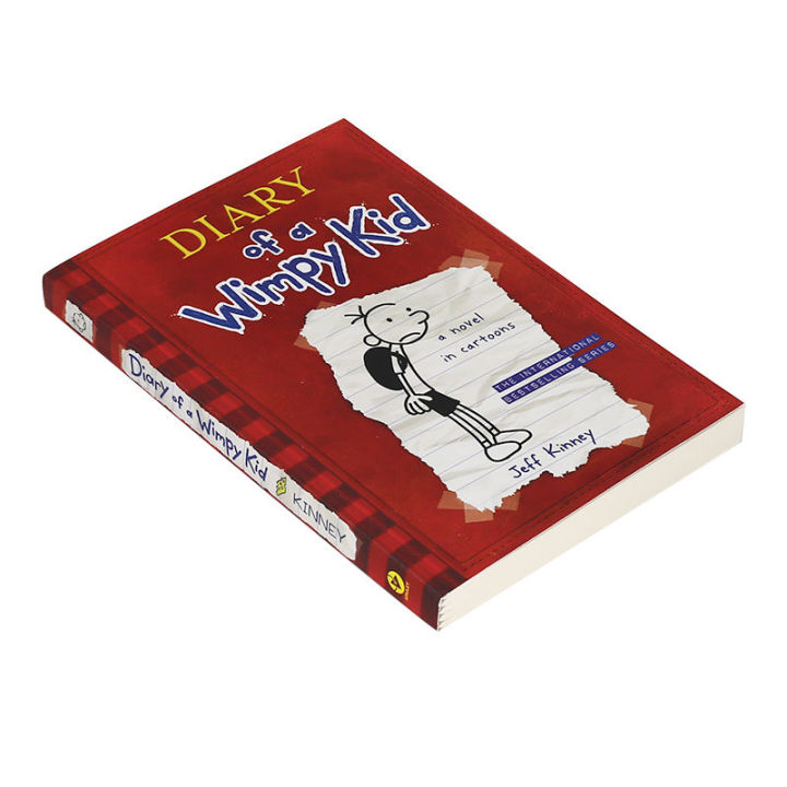 kid-s-diary-1ภาษาอังกฤษต้นฉบับอเมริกันรุ่นdiary-of-a-wimpyหนังสือเด็ก1หนังสือเด็กjeff-kinney-jeff-kinney-kubao-diaryหนังสือนิทานภาษาอังกฤษสำหรับเด็กอายุ7-12ปี