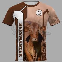 2023 new arrive- xzx180305   2022 Summer Beefmaster  3D All Over Printed T Shirts Funny Dog Tee Tops shirts Unisex