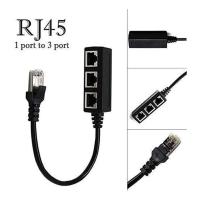 [HOT HAIXWLXKWW 589] RJ45 LAN Ethernet S Plitter เคเบิ้ล1ชาย3หญิงซูเปอร์ Cat5 Cat5e Cat6 Cat7การเชื่อมต่ออินเทอร์เน็ต C Oupler ติดต่อ