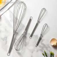 1Pcs Multifunctional Rotary Manual Egg Beater Mixer Mini Kitchen Egg Whisk Bake Tool Egg Agitator Stainless Steel Eco-Friendly