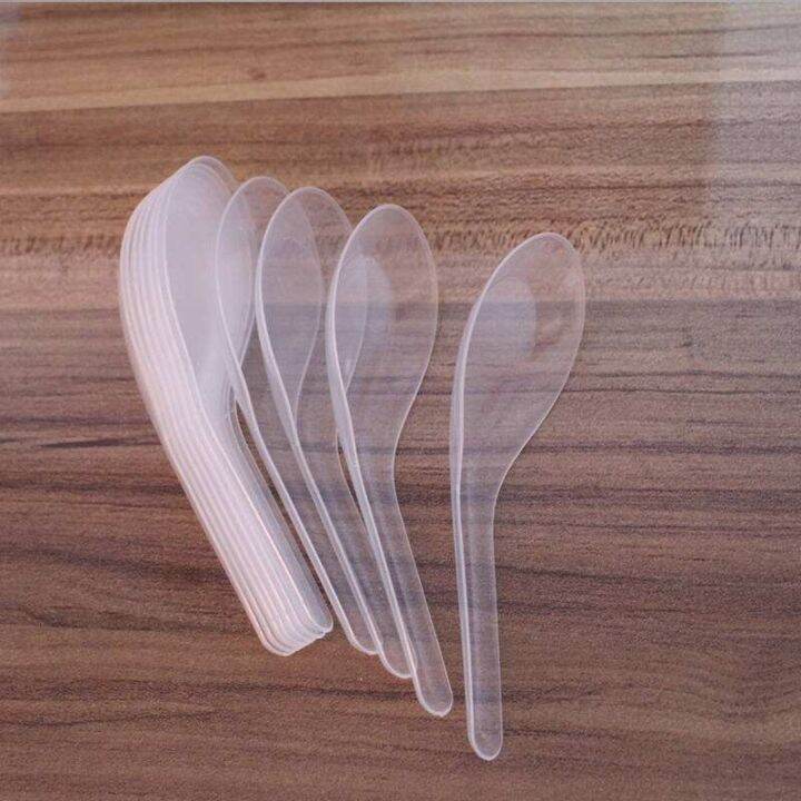 Plastic Disposable Soup Spoons （60pcs/pack） Lazada PH