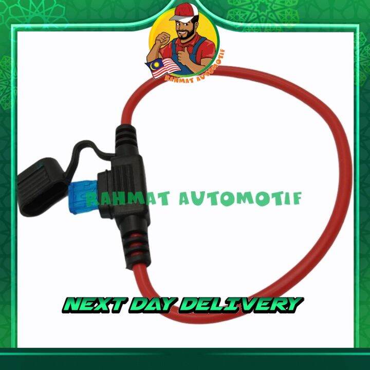 Waterproof Car Inline Plug Fuse Holder Mini 16AWG Wire Cable Lazada