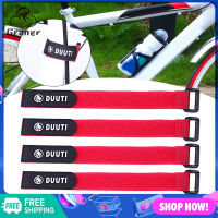 ?5pcs กีฬาขี่จักรยานขี่ไนล่อนปรับจักรยาน Handlebar Seatpost Tie อุปกรณ์เสริมสายรัด