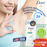 โรลออนชนิดแท่ง Dove Invisible Solid Antiperspirant Deodorant Stick สูตรอ่อนโยน ปกป้องพร้อมบำรุงเพื่อผิวแพ้ง่าย ระงับกลิ่นได้ยาวนานถึง 24 ชม. ขนาด 74g.